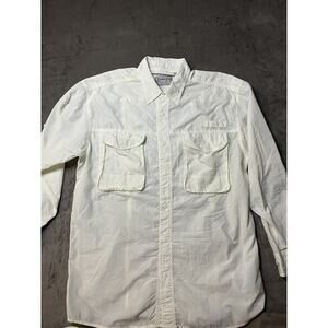 Mens Bimini Bay Outfitters Vented Fishing Shirt -‎ Long Sleeve - Size L